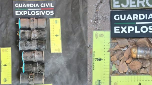 Desactivan siete explosivos en La Ruana, Michoacán