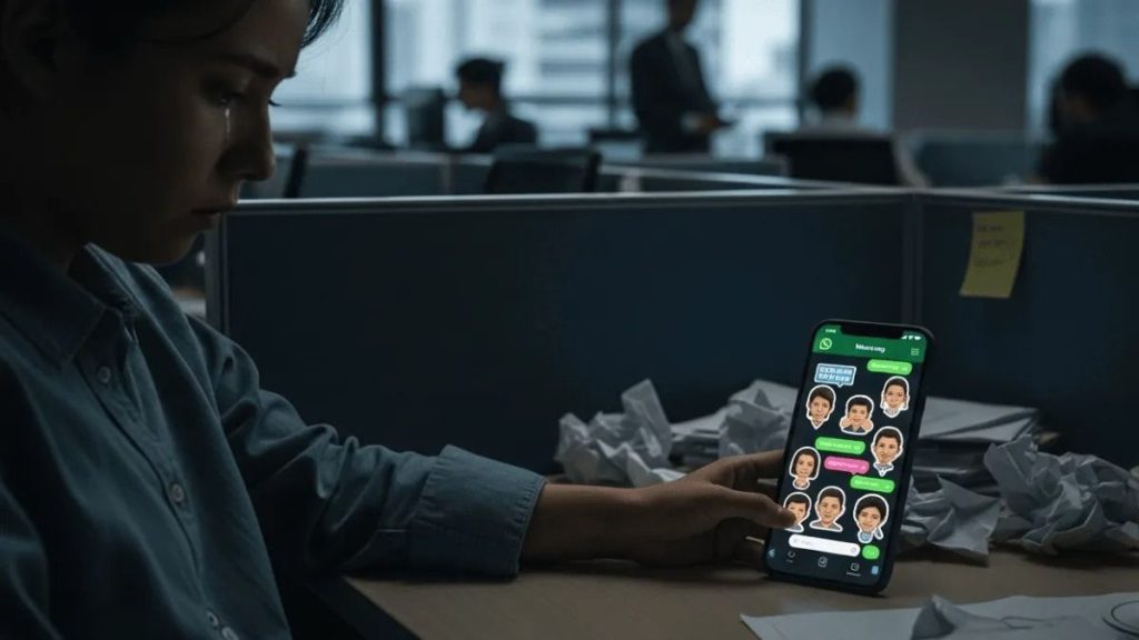 Piden frenar hostigamiento laboral con uso de stickers