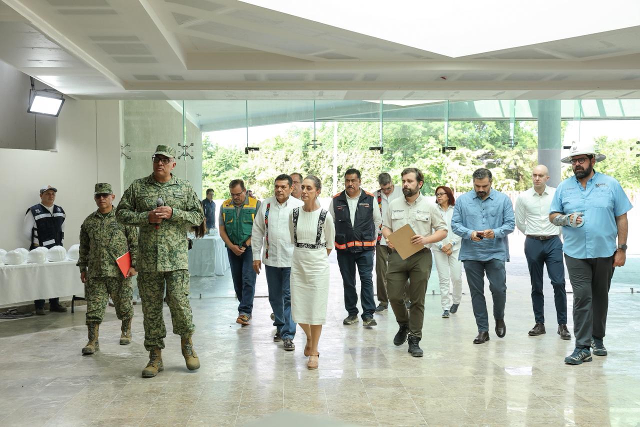Constatan Presidenta Claudia Sheinbaum y Gobernador Javier May avance del nuevo Hospital General de Cárdenas