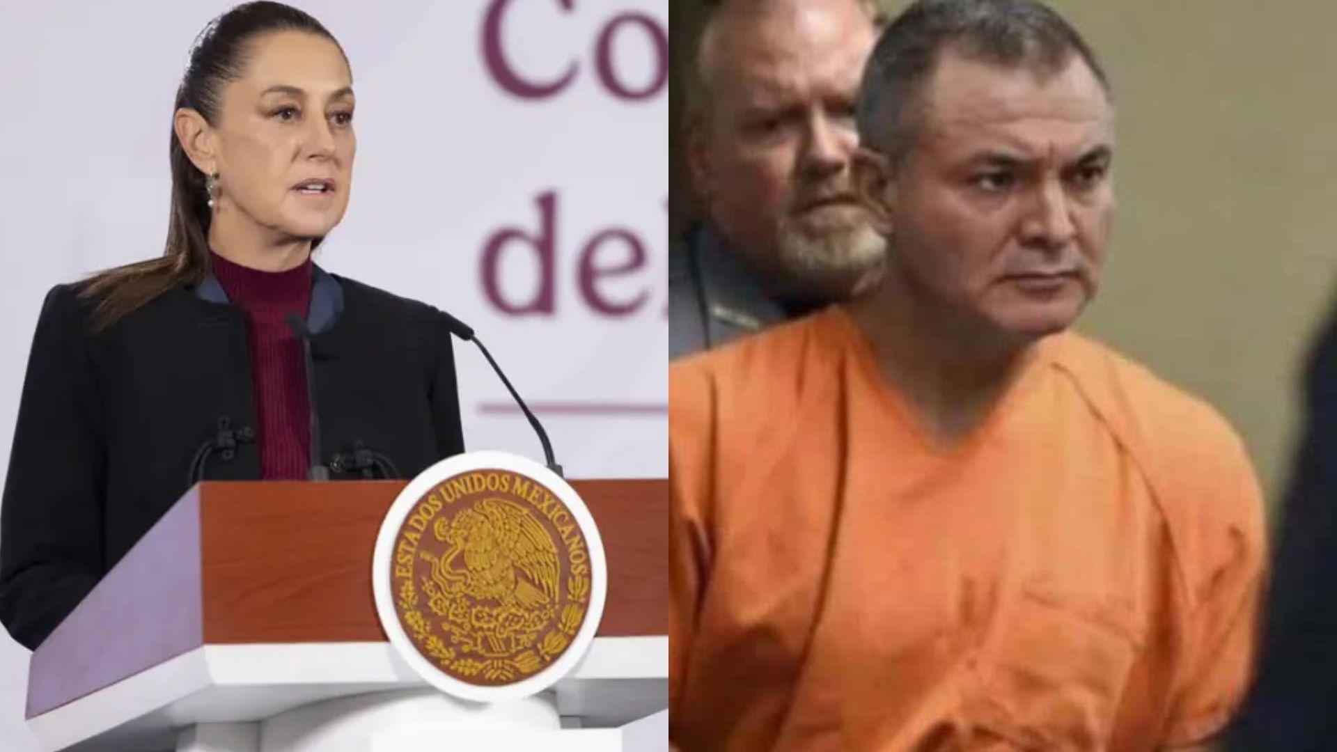Sheinbaum dice que México pediría la extradición de García Luna si recibe indulto