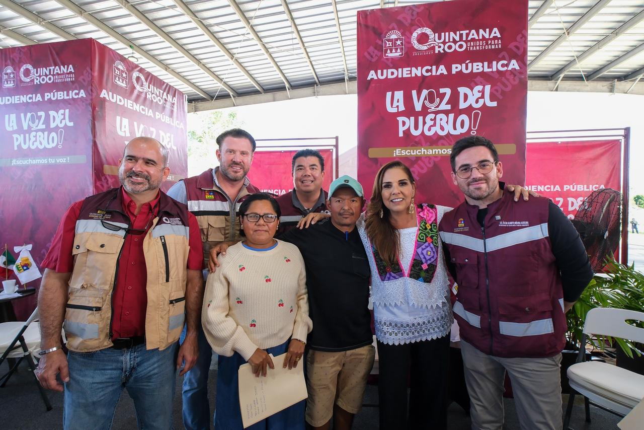 Más de 1,300 voces de José María Morelos atendidas por Mara Lezama en la audiencia “La Voz del Pueblo”