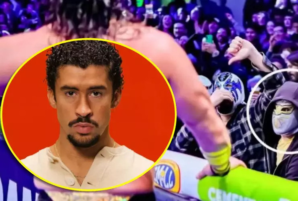 Bad Bunny llega a México y sorprende en función de Lucha Libre