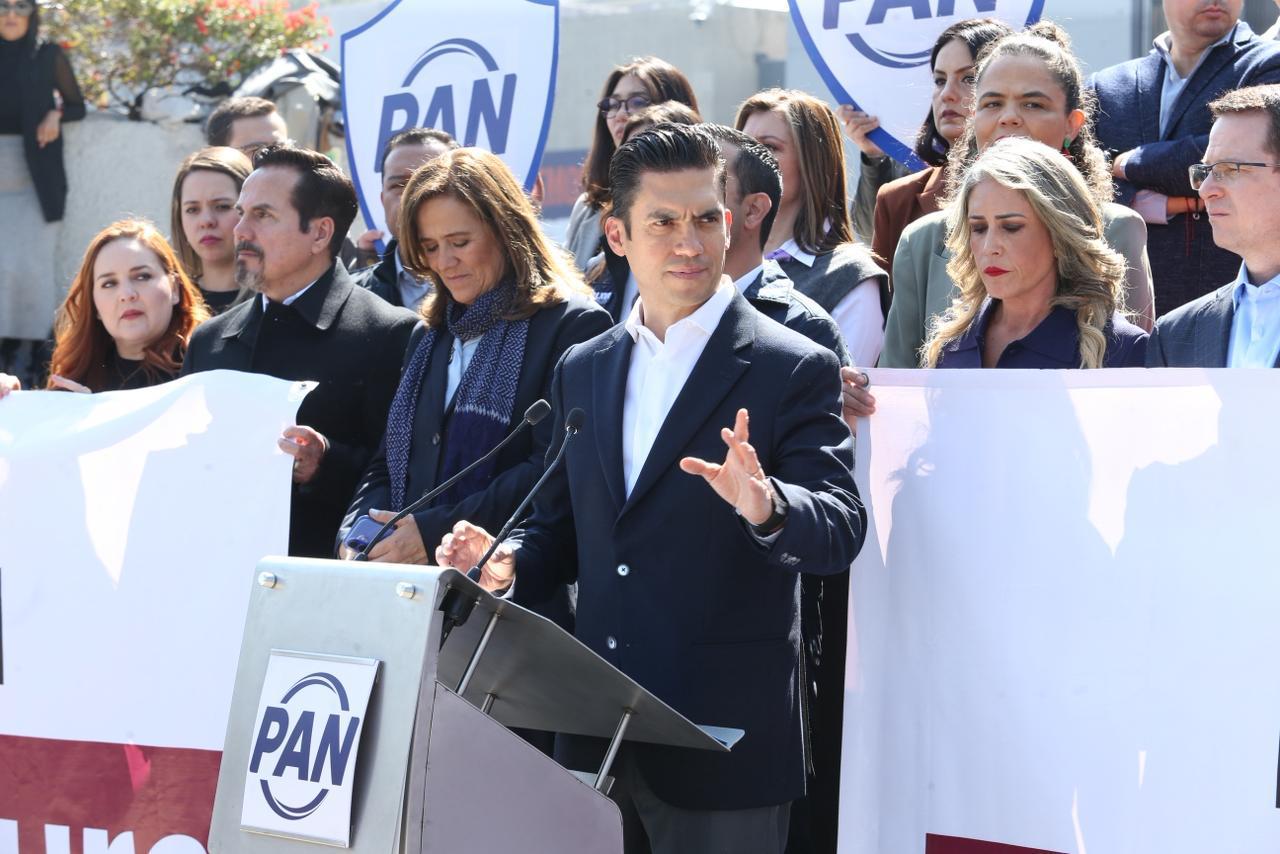 PAN reta a la presidenta Claudia Sheinbaum a luchar contra la narcopolítica