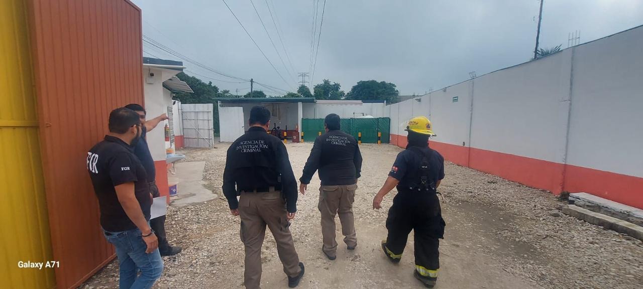 FGR asegura aproximadamente cuatro mil 500 litros de gas L.P. en el municipio del Centro