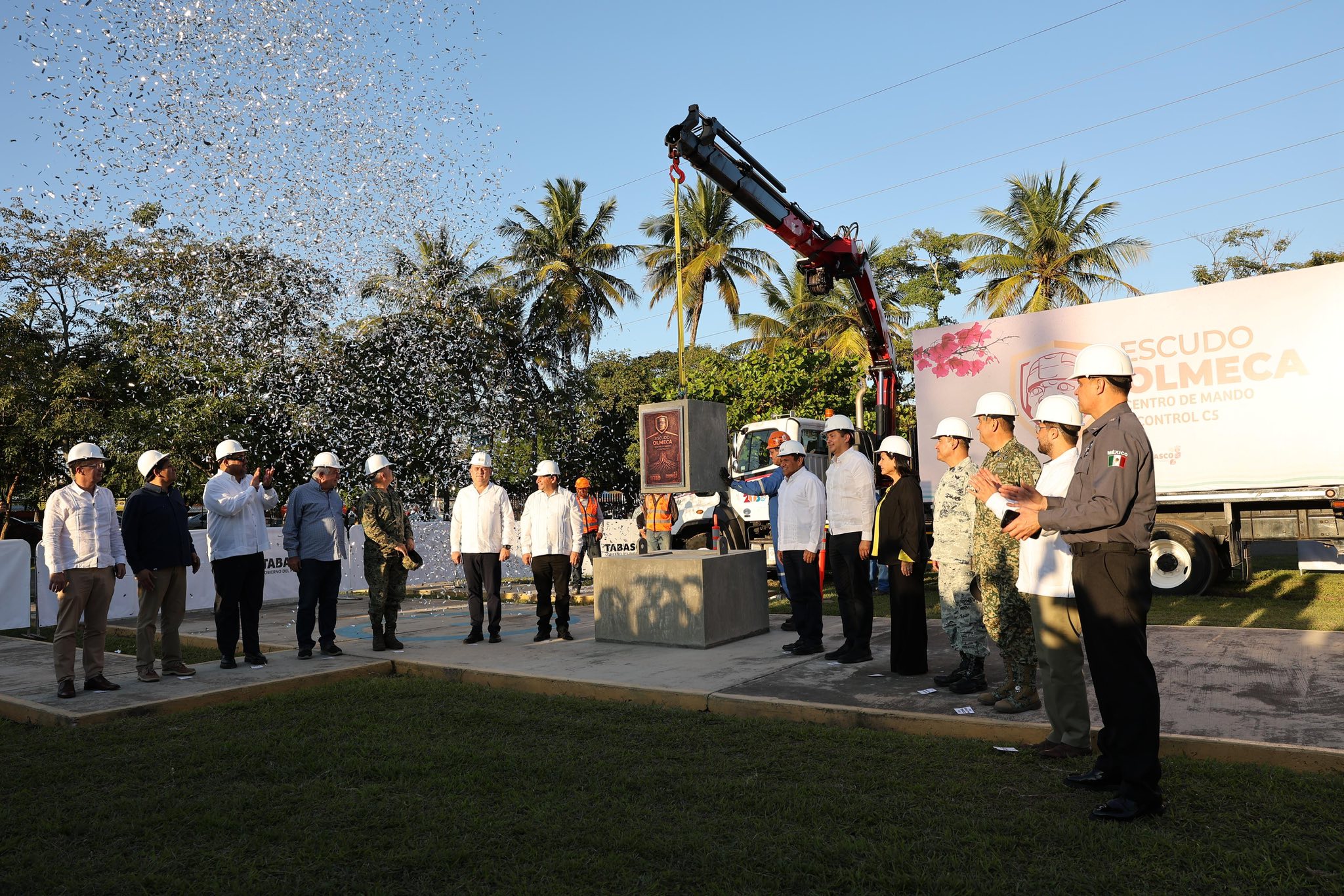Arranca construcción del C5 Escudo Olmeca en Tabasco