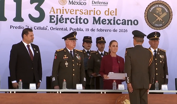 Sheinbaum asegura que Fuerzas Armadas son “garantía” de independencia de México