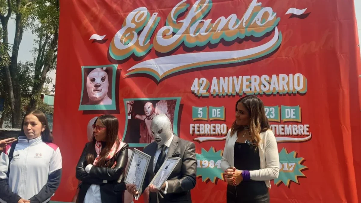 Conmemoran legado de El Santo en la Cuauhtémoc