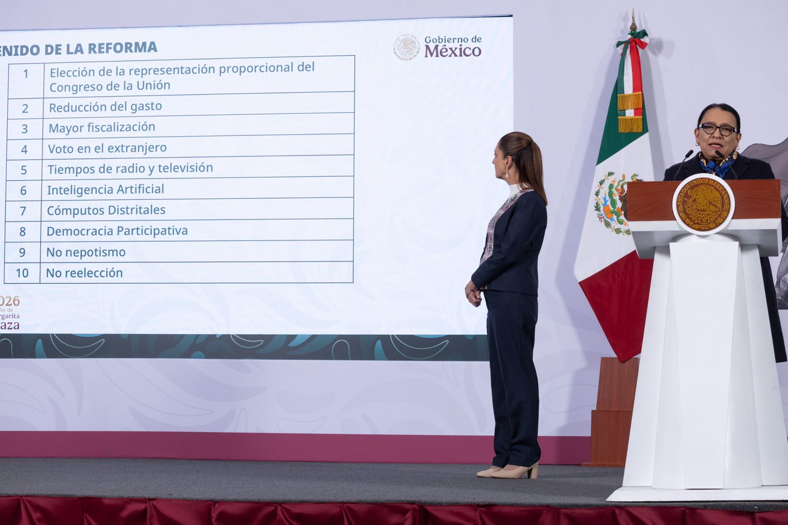 “Es un asunto de principios”: La Presidenta Claudia Sheinbaum presenta reforma electoral que redefine reglas políticas en México