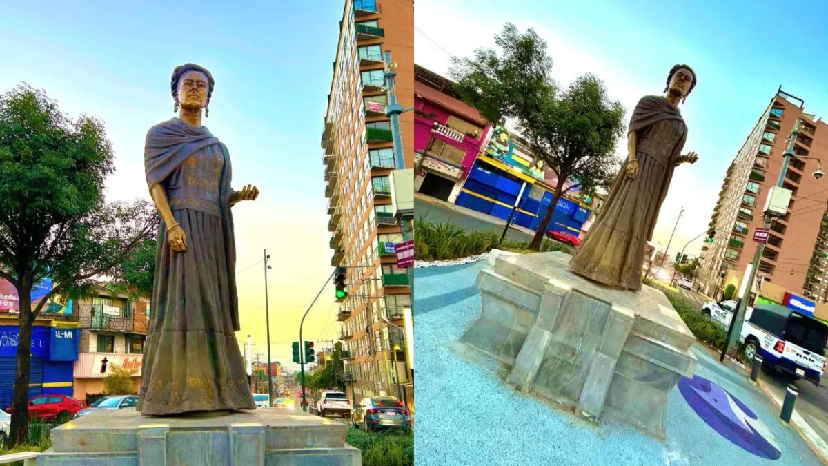 Coyoacán inaugura la estatua más grande de Frida Kahlo