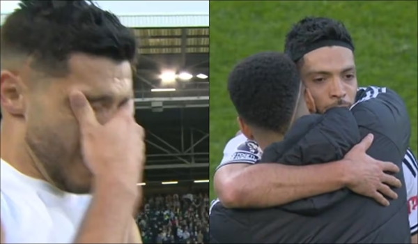 Raúl Jiménez dedica gol con Fulham a su padre y rompe en llanto