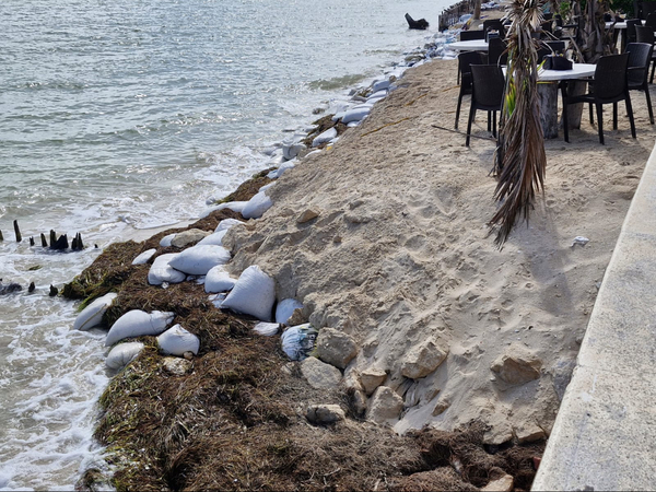 Evalúan acciones para frenar la erosión en playas de Yucatán