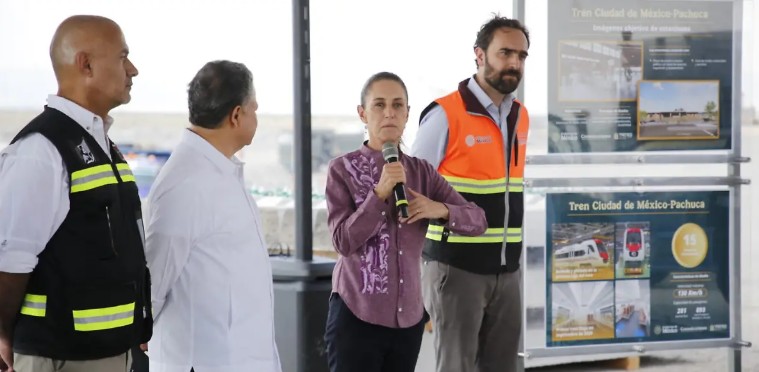 Sheinbaum acelera Tren México-Pachuca