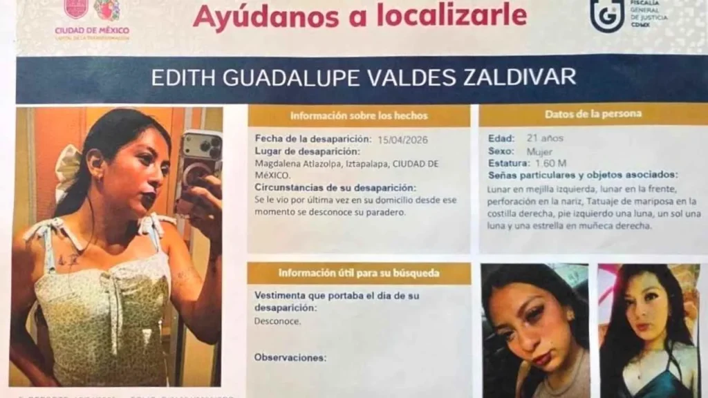 Hallan sin vida a Edith Guadalupe en la Benito Juárez