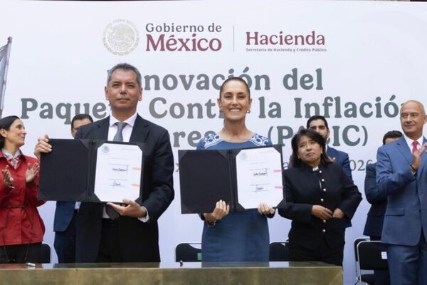 Renuevan acuerdo para mantener en 910 pesos la canasta básica