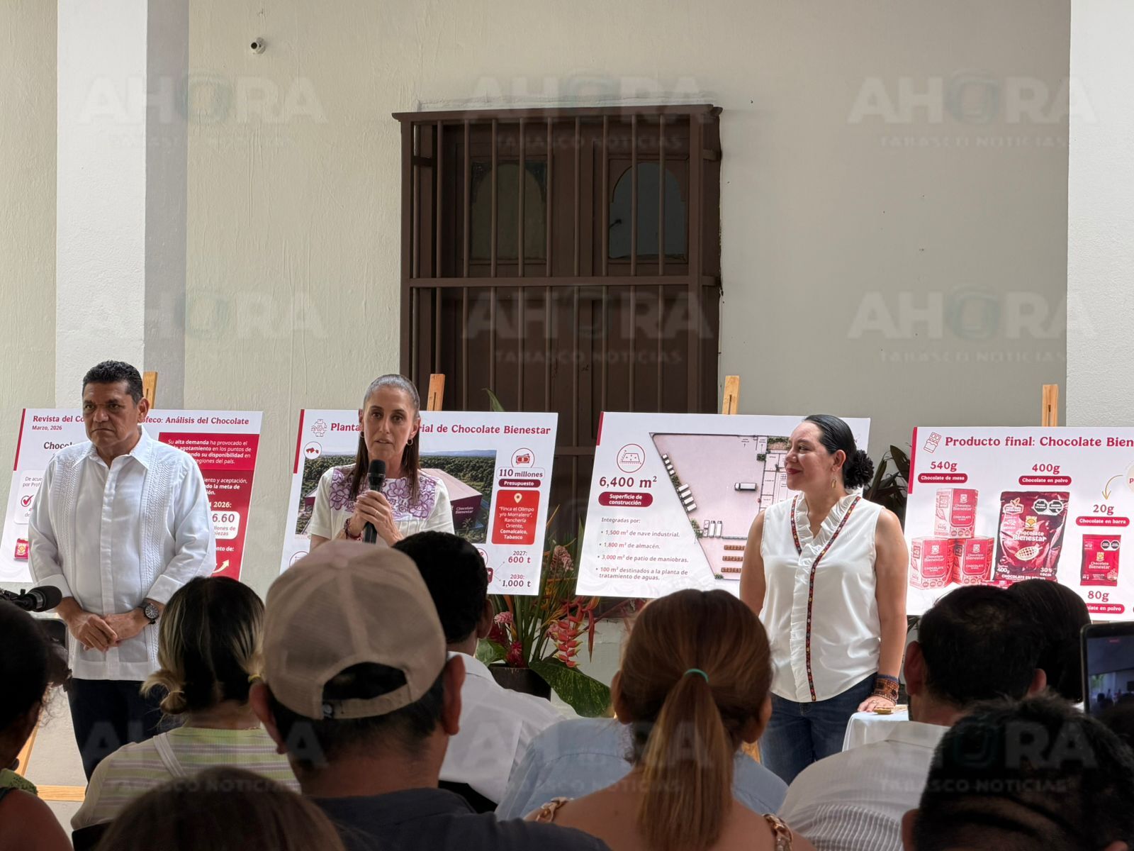 “Precio justo para el cacao”: presidenta anuncia estrategia para fortalecer a productores de Tabasco