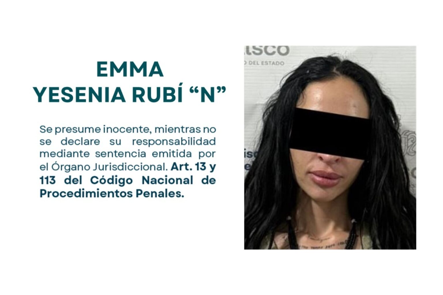 Vinculan a proceso a expolicía por feminicidio en Jalisco