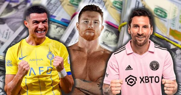 Cristiano y Canelo lideran lista de los deportistas mejor pagados del mundo