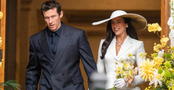 Dua Lipa y Callum Turner se casan en un edificio histórico en Londres