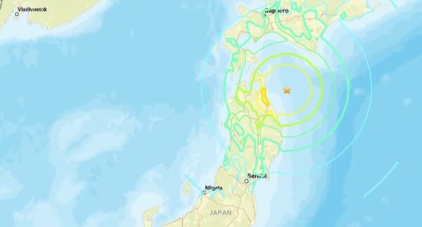 Fuerte sismo de 6.9 sacude el norte de Japón
