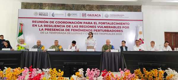CNPC INSTALÓ EL PRIMER PUESTO DE COMANDO EN OAXACA POR LA TEMPORADA DE LLUVIAS Y CICLONES 2026