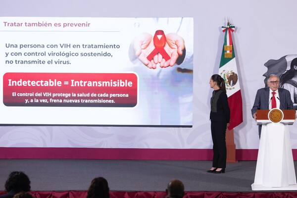 430 mil personas viven con VIH en México; 128 mil aún desconocen que son portadoras del virus