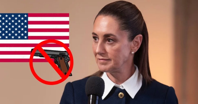 Sheinbaum insiste a EE.UU. detener el tráfico de armas