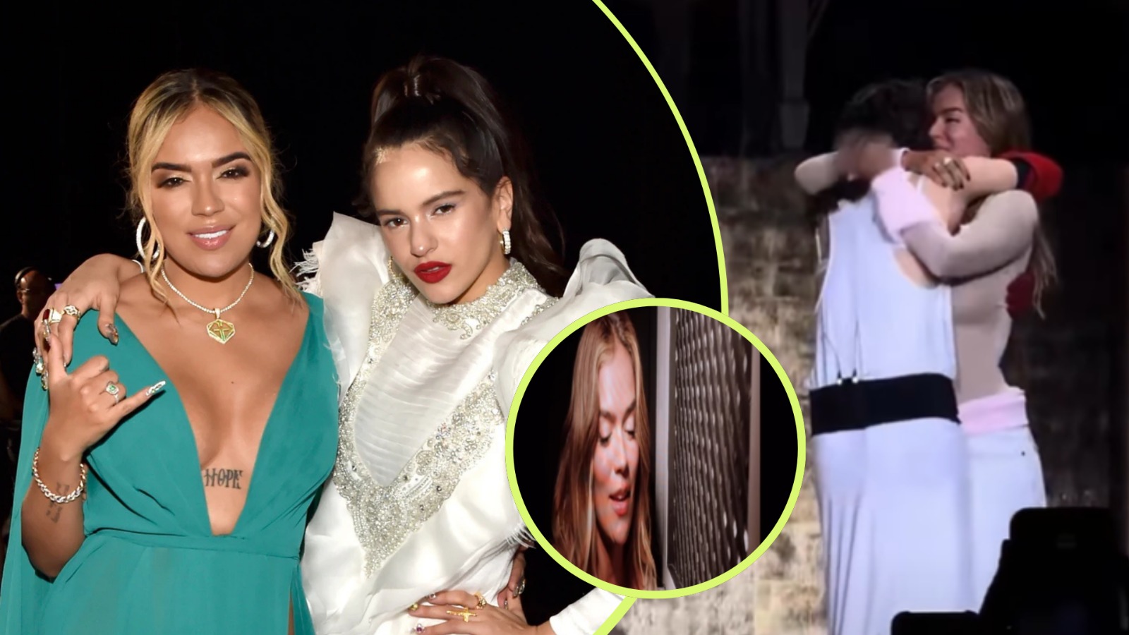 Rosalía sorprende invitando a Karol G a su último concierto tras años de presunta enemistad