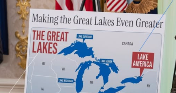 Trump renombra el lago Ontario como “Lago América”