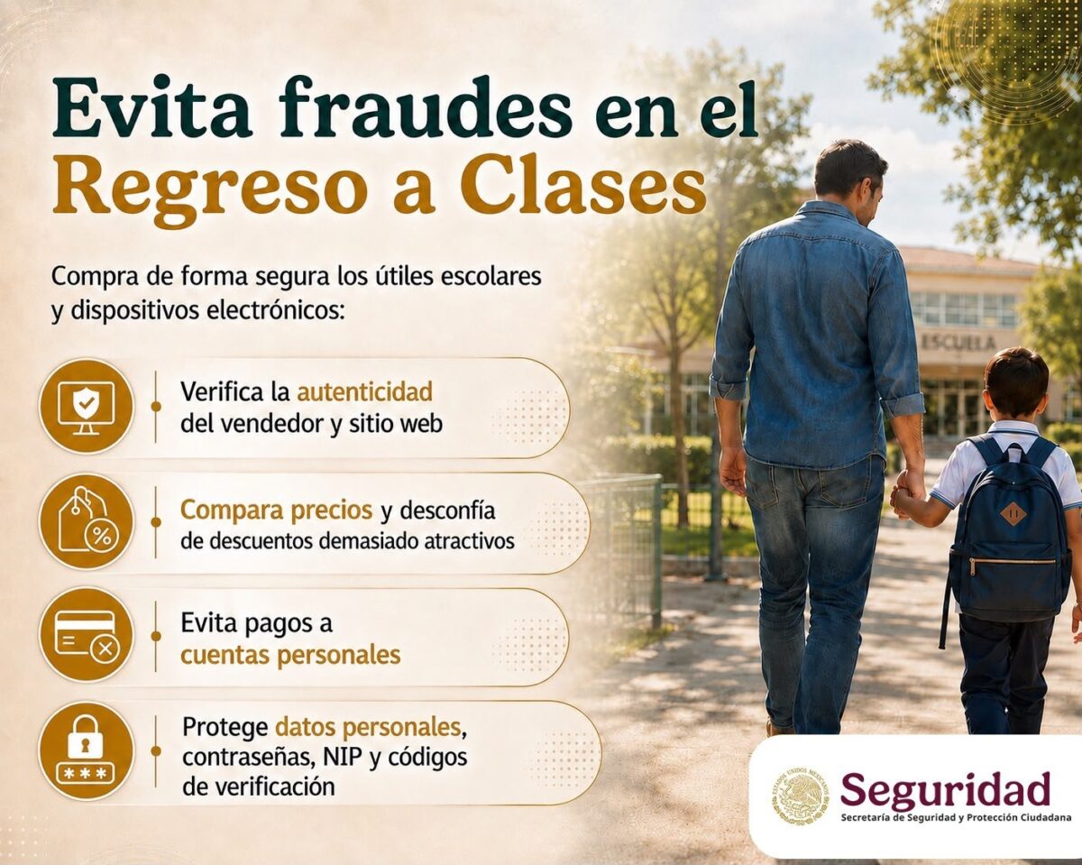SSPC emite recomendaciones para prevenir fraudes digitales durante el regreso a clases