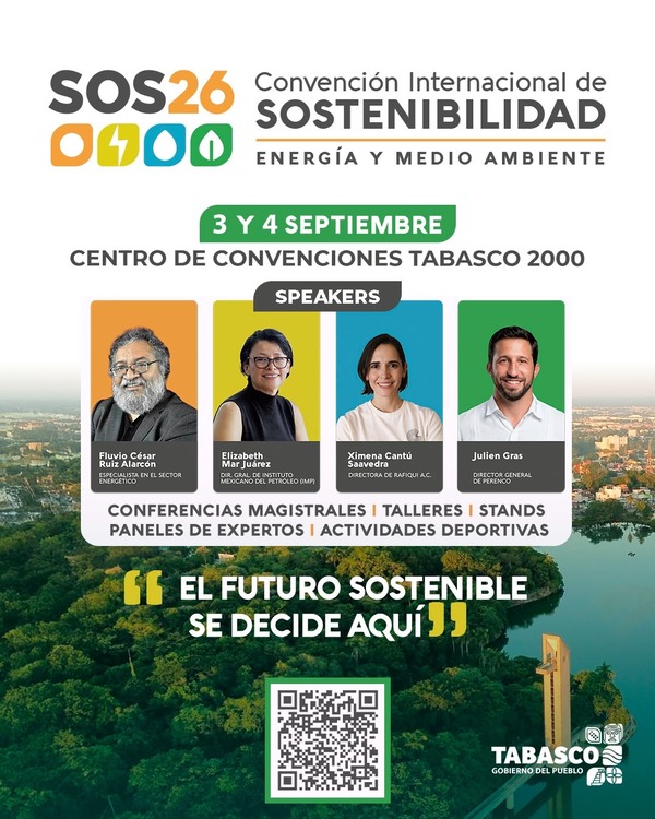 Tabasco alista convención internacional SOS26