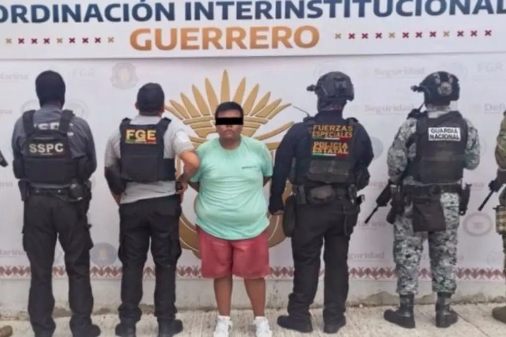 Detienen a «El Choco», jefe de plaza de «Los Rusos», por homicidio en Guerrero