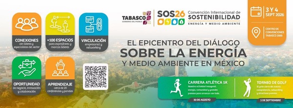 Tabasco reunirá a expertos internacionales en SOS26