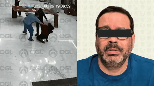 Cae Octavio “N”, acusado de golpear e intentar asesinar a recepcionista en Santa Fe