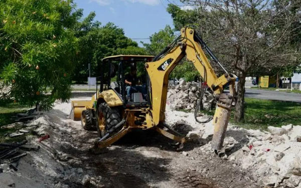 Mérida construye jardines de lluvia contra inundaciones
