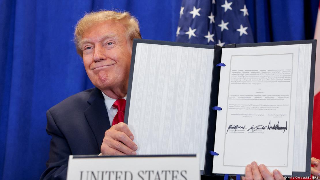 En la ceremonia de firma participaron los máximos representantes de Estados Unidos, Dinamarca y Groenlandia