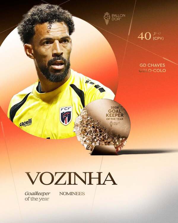 Vozinha sorprende entre los nominados al Trofeo Yashin 2026