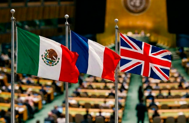 México suma a Reino Unido a iniciativa para limitar veto en la ONU