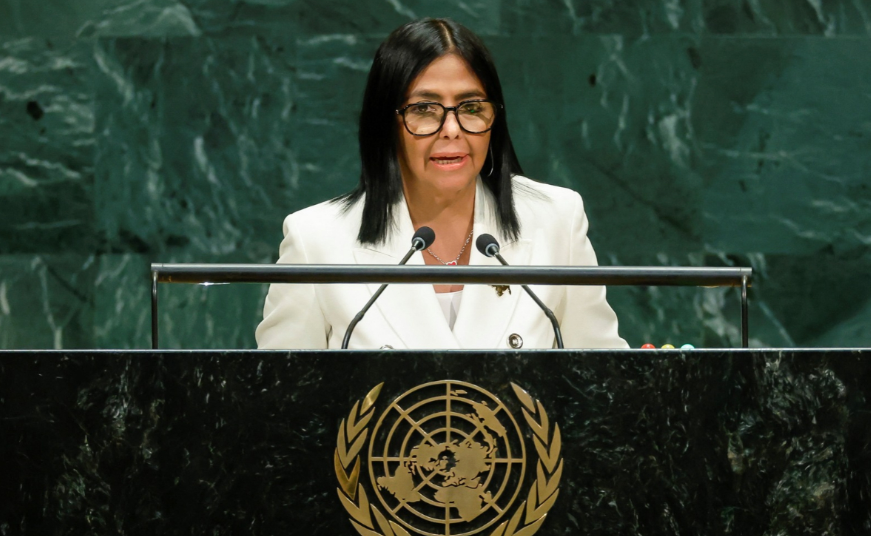 “En Venezuela habrá elecciones”: Delcy Rodríguez lo anuncia ante la ONU