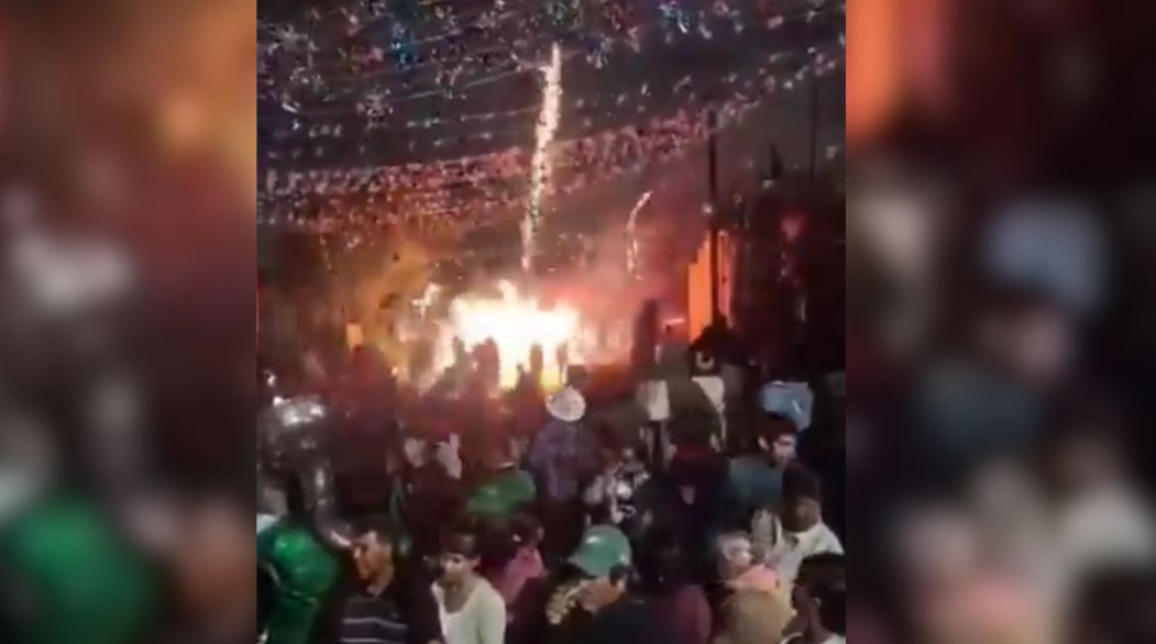 Explota “torito” durante fiesta patronal en Ixtapaluca