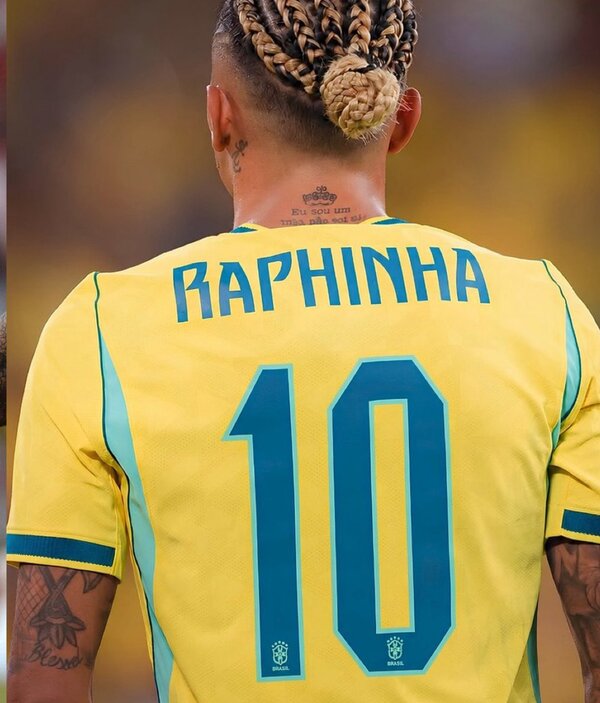 Raphinha heredará el histórico 10 de la Selección de Brasil