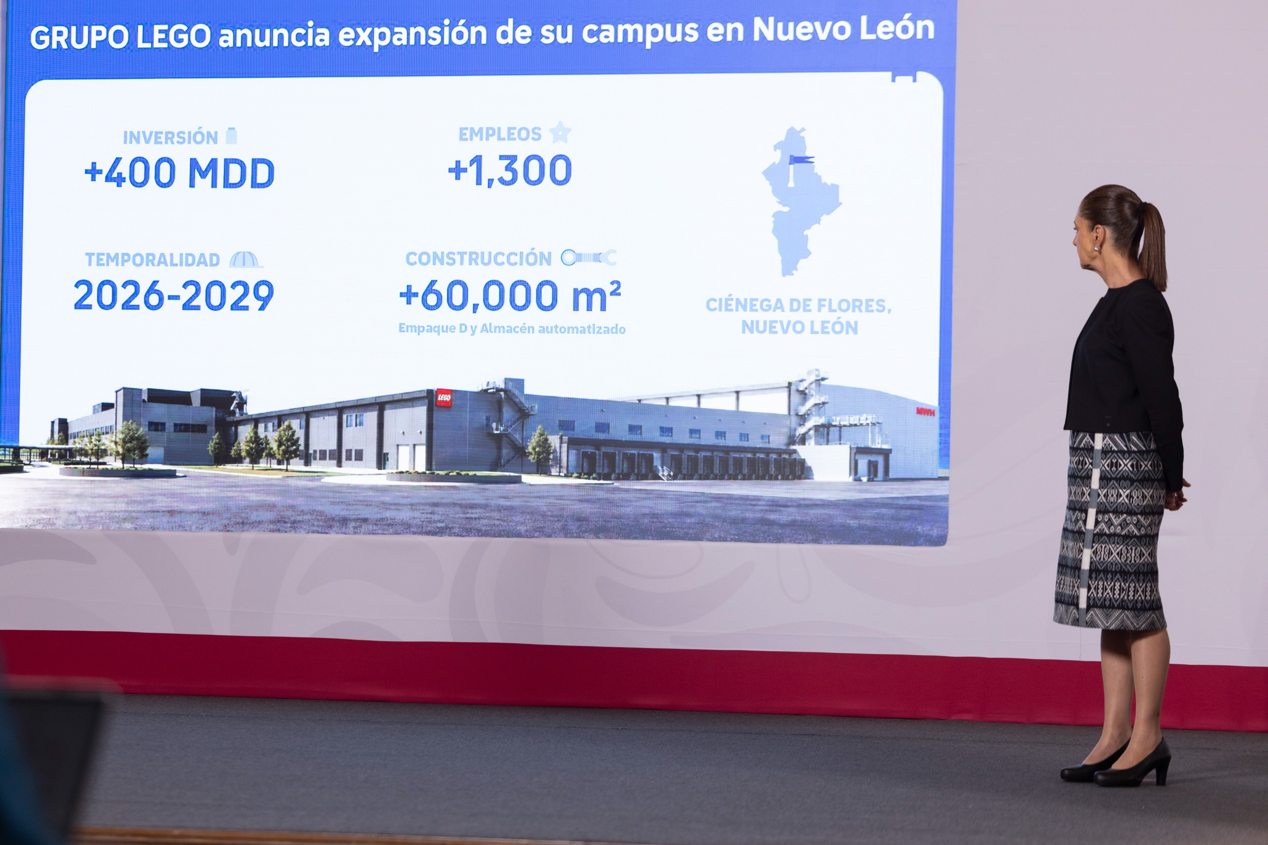 LEGO anunció una inversión de 400 millones de dólares, alrededor de 8 mil 600 millones de pesos, en Nuevo León