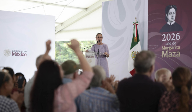 Sheinbaum refrenda: “El pueblo es el camino”