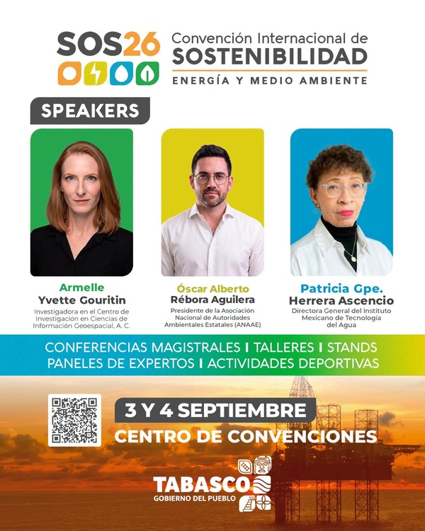 Tabasco abre mañana la Convención SOS26