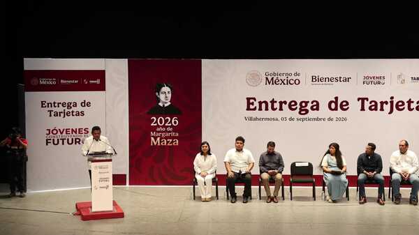 Jóvenes Construyendo el Futuro entrega mil 317 apoyos en Tabasco