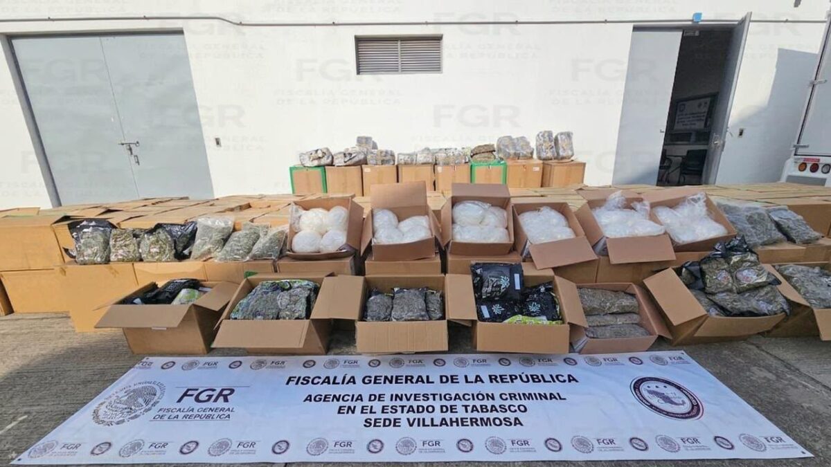 FGR lleva a proceso a detenido con más de 1.5 toneladas de marihuana