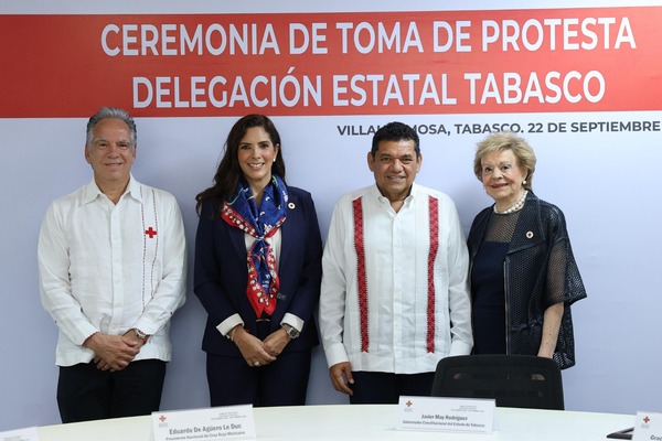 Gladys Sala asume la delegación de la Cruz Roja Tabasco