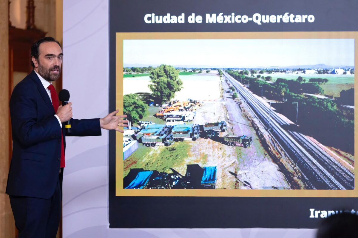 Trenes hacia Pachuca y Querétaro podrían comenzar a operar en 2027; presentan avances de la red ferroviaria