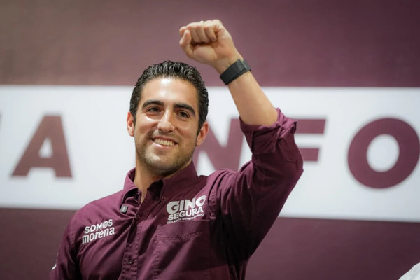 Gino Segura toma la delantera de Morena rumbo a 2027