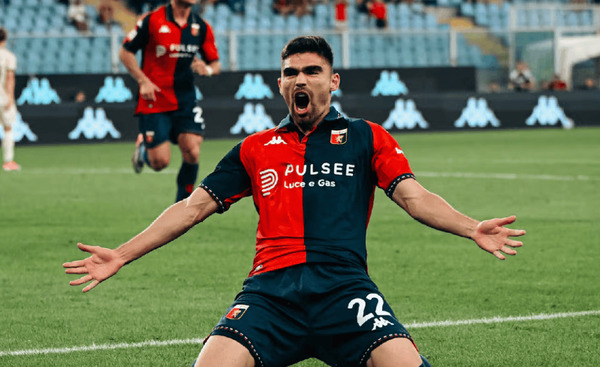 Johan Vásquez da el pase al Genoa en Coppa Italia