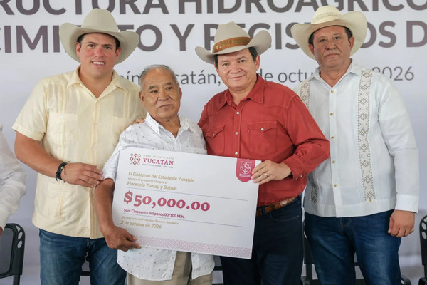 Fortalecen ganadería y campo en el oriente de Yucatán